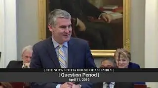 April 11, 2019--QP--Gary Burrill to Stephen MacNeil on Nova Scotia Power