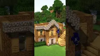 Minecraft Trio House Tutorial🏠 #minecraft #shorts
