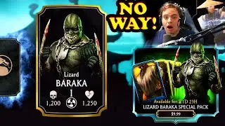 MK Mobile. Opening Lizard Baraka Special Pack Until I Get Him. Was It Worth It?