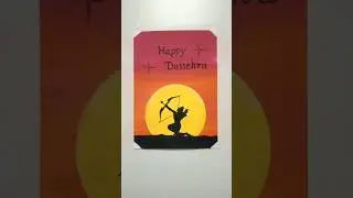 Hanuman shree ram dussehra drawing / How to make dussehra ravan drawing  #viral #shortsfeed #shorts