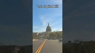 Quick Drive Around the National Mall - Washington DC (3x speed)  | streetview819 | streetview