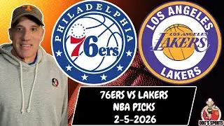 76ers vs Lakers 2/5/2026 NBA Picks and Predictions | Jason Sharpe NBA Best Bet and NBA Odds