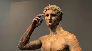 The Victorious Youth, Lysippos of Fano, Lisippo di Fano, at the Getty Villa. Defending the Peninsula