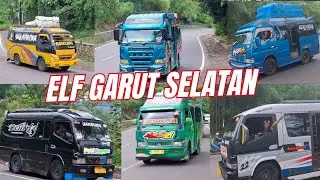 Elf Garut Selatan Beraksi Nanjak di Jalan Ekstrim Leuweungtiis Arah Banyuresmi