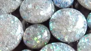 Ice Planet of Hoth Iridescent White Glitter Plugs