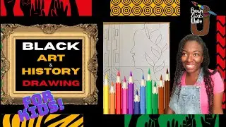 Black History Month Kids Art: inspired by Lois Mailou Jones