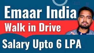 EMAAR Walk In Drive 2025 | Emaar Walk in Drive | Salary up to 6 LPA | @CorporateWala |Ankit Yadav