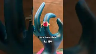 Ring Collection Red Emerald Look A Like #bracelet #necklace #chain
