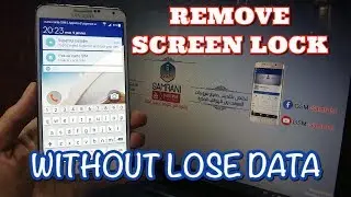 REMOVE SCREEN LOCK SAMSUNG WITHOUT LOSE DATA