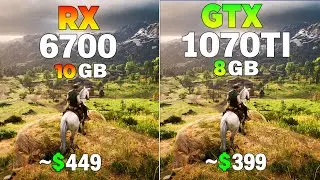 RX 6700 vs GTX 1070 Tİ - Test in 8 Games