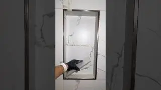 How to build a nice shower niche. #niche #bathroom #shower #bathroomdesign #florida #remodeling
