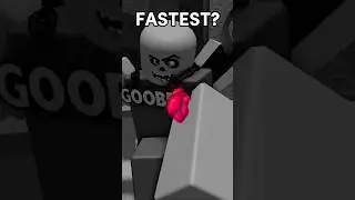 Who is The FASTEST 🔥💨 The Strongest Battlegrounds ROBLOX #shorts