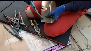 Pt. 22: Fabricating boot floor repair section.