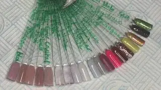 Part 2 Swatching CJP | Trilogy | Crystal Nails | Naio Nails