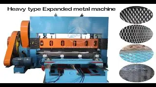 Expanded metal mesh machine|Expanded metal machine|m&aacute;quina de metal expandido|آلة معدنية موسعة