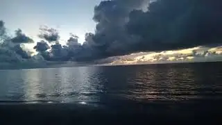 Rising sun in kuakata
