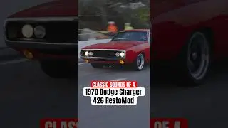ASMR: 1970 HEMI Dodge Charger 426ci RestoMod #charger #classiccars #asmr