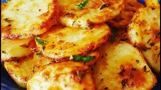 Crispy Sliced Potatoes | How to make crispy potatoes in oven | Crispy potato snack | Ep.#53
