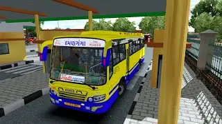 GSRTC bus ukai to navsari  euro truck sim 2 skin aki gaming tech