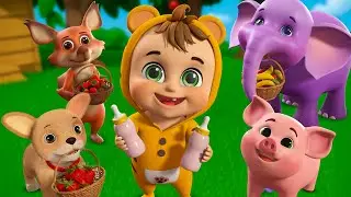Animal Feeding Song | Fruits Song | Nursery Rhymes And Kids Songs By Lalaleo