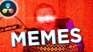 Editing Memes for FREE / Deep Fried, Glowing Eyes, Tracked Text
