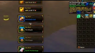 Opening 14 Fel Touched Pet Supplies bags in 6 2 WoW Patch