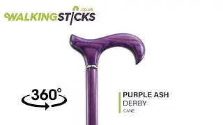 Purple Ash Derby Cane