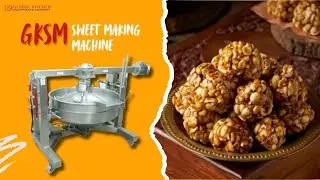 Peanut Chikki Making In Sweet Making Machine (GKSM-200) By Global Kitchen Equipment's Company