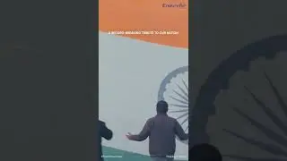 India's Largest Flag Ever Hoisted by Sabal Drones! 🇮🇳