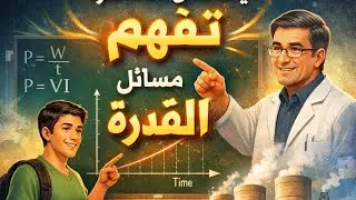 مراجعة التمهيدي فيزياء الثالث متوسط (شلون تفهم وتحل مسائل الفصل الخامس «القدرة») 