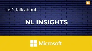 Let's talk about... Visualisierungen - NL Insights in Microsoft Power BI