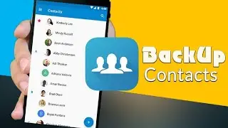 How to backup contacts to gmail?
