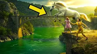 Rich Woman Tries to Drown Autistic Stepdaughter &mdash; But a Horse Leaps Off the Bridge to Save Her