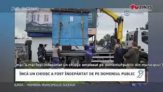 INCA UN CHIOSC A FOST INDEPARTAT DE PE DOMENIUL PUBLIC