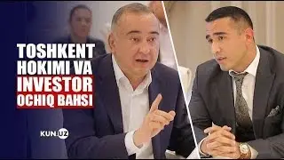 “OXIRGI RAUND”: SHAHAR HOKIMI QURILISHLARI BUZILGAN INVESTOR BILAN KAMERA QARSHISIDA BAHSLASHDI