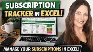 Subscription Tracker Template in Excel - Track Spending & Due Dates with Ease!