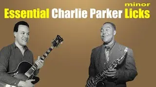 Essential Charlie Parker Minor Licks for Jazz Guitar