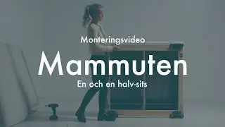 Assembly Armrest Mammuten 1,5-seater