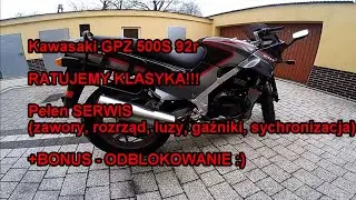 Kawasaki GPZ 500S - RATUJEMY KLASYKA! Pełen serwis(zawory, rozrząd, synchro) + Bonus - ODBLOKOWANIE!