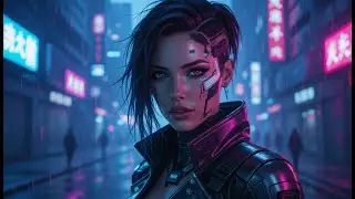 Cyberpunk Goddess &ndash; Dark Neon Ascension Mix (2025) AI