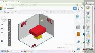 Proiezione ortogonale cubo sormontato da parallelepipedo
