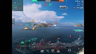 WICHITA USS CRUISER - WORLD OF WARSHIPS BLITZ GAMEPLAY &ndash;  MATCH  (No Commentary)