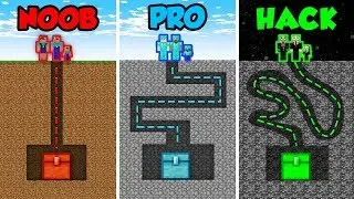 Minecraft NOOB vs. PRO vs. HACKER: SECRET CHEST MAZE in Minecraft! (Animation)