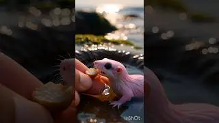 POV Tiny Fantasy Creature Emerges 😮 Ultra Realistic Bridge, Sea & Ancient Ruins