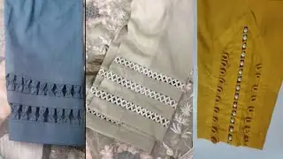 Very Unique Trendy❤ Trouser Capri Designs|Summer Trouser Designs| Falling Blossom