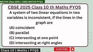 A system of two linear equations in two variables is inconsistent, if the lines in the graph are