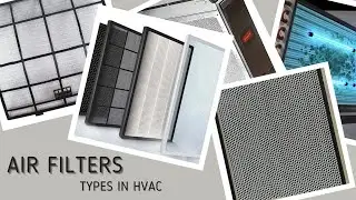 Types of Filters || Air Filters|| Air Conditioning||