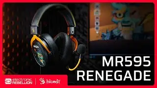 Wild 135h playtime with this wireless gaming headset | Bloody MR595 Renegade Midnight