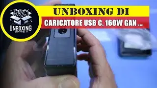 Caricatore USB C, 160W GaN 6 Port Caricabatterie USB C