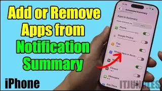 Как добавить или удалить приложения из сводки уведомлений на iPhone